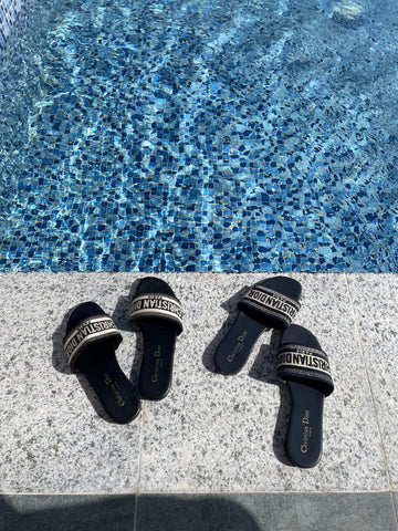 سليبر بلونين كحلي - أسود