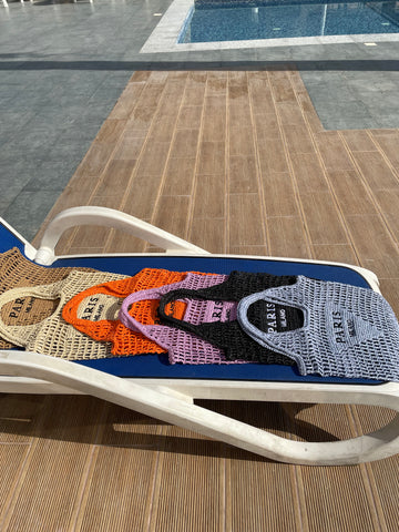 شنطة البحر من القماش الناعم بالتصميم الحديث